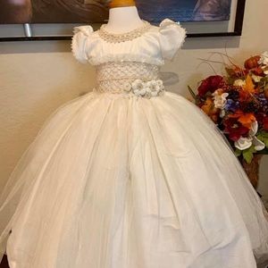 Baptism dress or flower girl new 3T